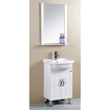 Mobília pintada branca do armário de banheiro do PVC (P-020)
